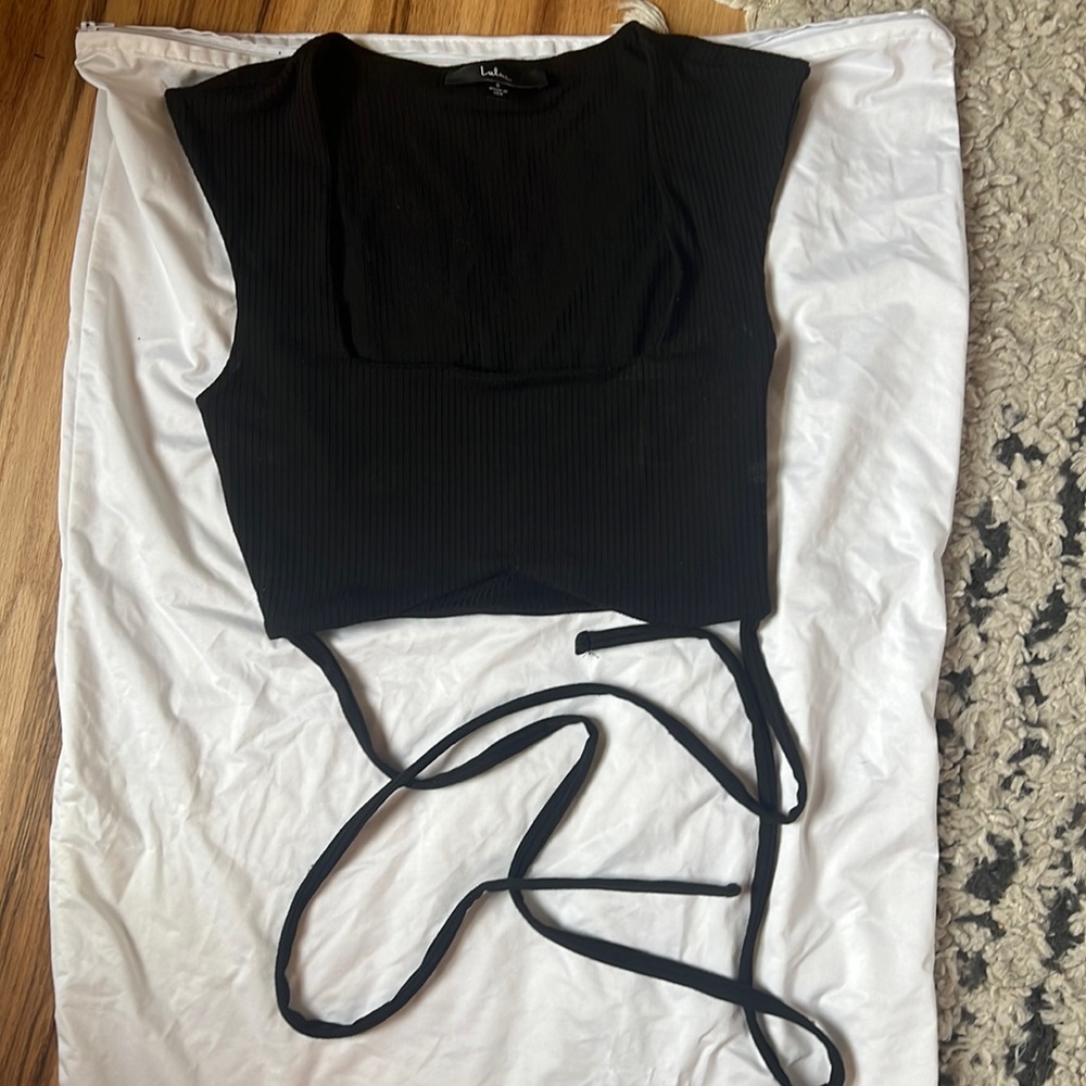Lulus Belly Tie Shirt
